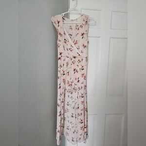 Floral Maxi Dress in Pink